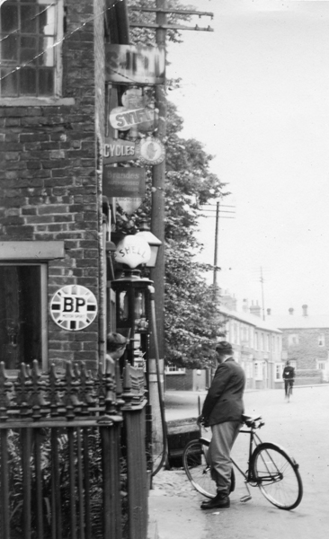 3 High Street with advertising signs