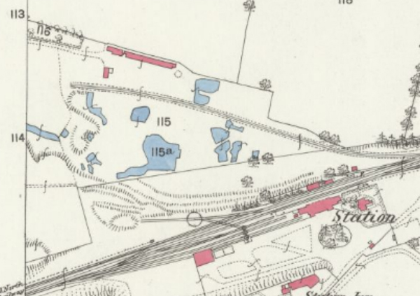 25" Ordnance Survey map