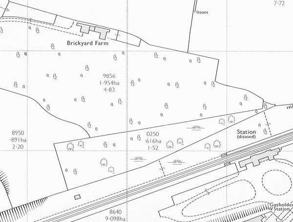 1978 25 inch Ordnance Survey map