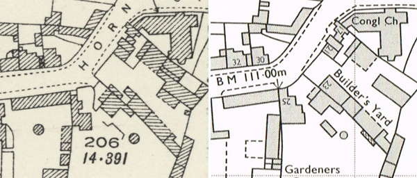 Two maps showing the Matthews property