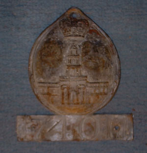 Royal Exchange insurance plaque