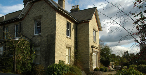 rear view of the Vicarage